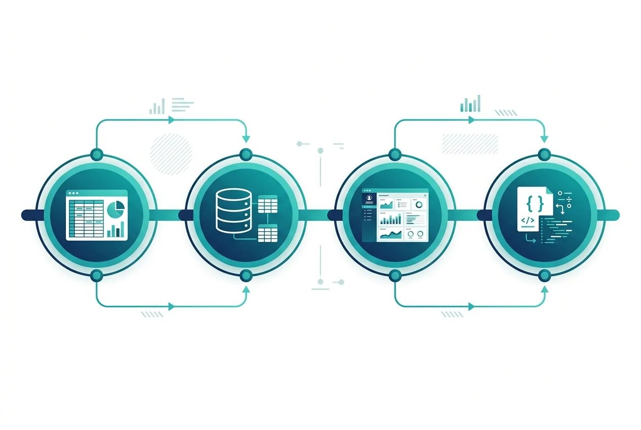 Data Analyst Roadmap 2026 - Data Analyst Core Skills Timeline and Competency Infographic 2026