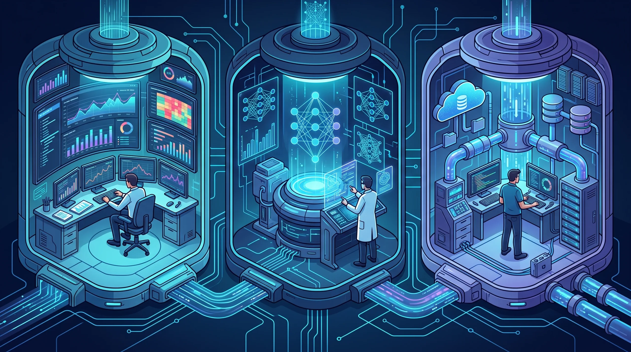 Data Analyst vs Data Scientist vs Data Engineer Roles Comparison