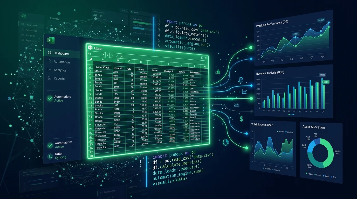 The Complete Excel Macros and VBA Financial Automation Handbook with automated spreadsheet models